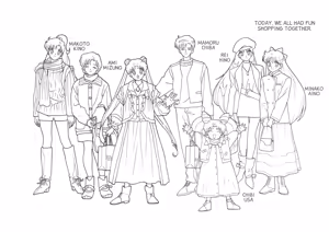 Page 1160 of Sailor moon art compilation - preview thumbnail