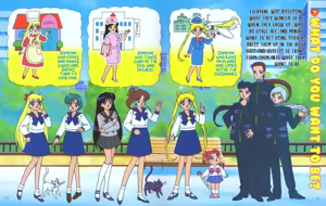 Page 1176 of Sailor moon art compilation - preview thumbnail