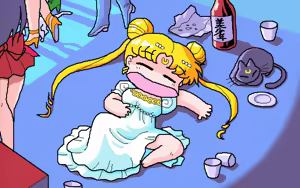 Page 1284 of Sailor moon art compilation - preview thumbnail