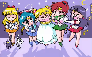 Page 1285 of Sailor moon art compilation - preview thumbnail