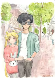 Page 549 of Sailor moon art compilation - preview thumbnail