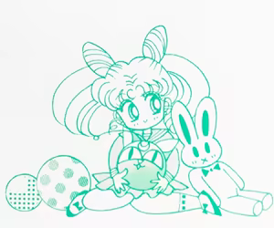 Page 573 of Sailor moon art compilation - preview thumbnail