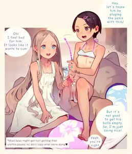 Page 17 of Nyoudou ni Sen o Shita kara Mugen ni Shigoite Ii. | Since I plugged your urethra, feel free to jerk off endlessly. - preview thumbnail