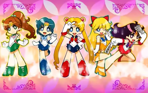 Page 135 of sailor moon art compilation - preview thumbnail