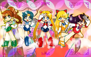 Page 136 of sailor moon art compilation - preview thumbnail