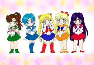 Page 142 of sailor moon art compilation - preview thumbnail