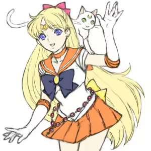 Page 154 of sailor moon art compilation - preview thumbnail