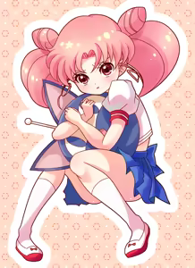 Page 165 of sailor moon art compilation - preview thumbnail