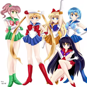 Page 187 of sailor moon art compilation - preview thumbnail