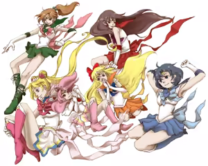 Page 190 of sailor moon art compilation - preview thumbnail