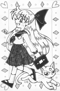 Page 53 of sailor moon art compilation - preview thumbnail