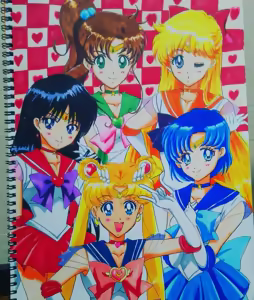 Page 16 of sailor moon art compilation - preview thumbnail