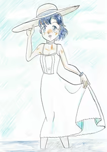 Page 128 of sailor moon art compilation - preview thumbnail