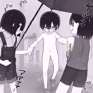Page 42 of Ame no Naka, Hitori Dake Hadaka ni Sareru Otokonoko I Naked in the Rain - preview thumbnail