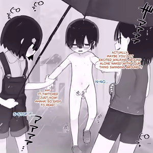 Page 28 of Ame no Naka, Hitori Dake Hadaka ni Sareru Otokonoko I Naked in the Rain - preview thumbnail