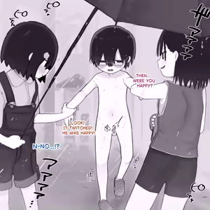 Page 32 of Ame no Naka, Hitori Dake Hadaka ni Sareru Otokonoko I Naked in the Rain - preview thumbnail