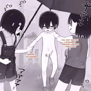 Page 37 of Ame no Naka, Hitori Dake Hadaka ni Sareru Otokonoko I Naked in the Rain - preview thumbnail