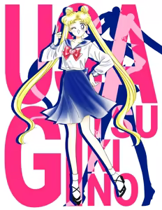 Page 44 of Sailor moon art compilation - preview thumbnail