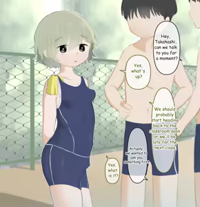 Page 3 of Clit ga Oukii Koto ga Suiei no Jugyou de Barechatta Onnanoko I Girl with large clit - preview thumbnail