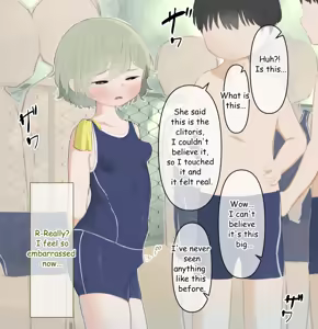 Page 10 of Clit ga Oukii Koto ga Suiei no Jugyou de Barechatta Onnanoko I Girl with large clit - preview thumbnail
