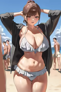 Page 32 of Umi Gasshuku-chuu no Kyuukei Jikan ni Iwakage de Suiei-bu no Sensei to Ecchi na Koto o Sasete Morau Hanashi - preview thumbnail
