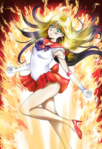 Page 130 of sailor moon art compilation - preview thumbnail