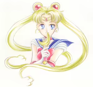 Page 132 of sailor moon art compilation - preview thumbnail