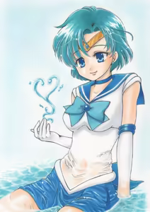 Page 157 of sailor moon art compilation - preview thumbnail