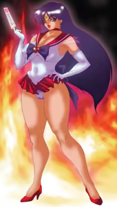 Page 36 of sailor moon art compilation - preview thumbnail