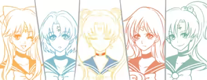 Page 37 of sailor moon art compilation - preview thumbnail