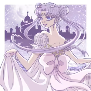 Page 372 of sailor moon art compilation - preview thumbnail