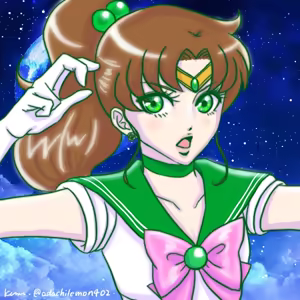 Page 375 of sailor moon art compilation - preview thumbnail