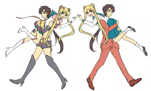 Page 43 of sailor moon art compilation - preview thumbnail