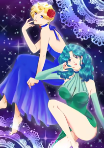 Page 67 of sailor moon art compilation - preview thumbnail