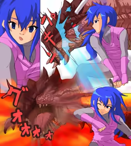 Page 57 of Monster Hunter Mesu 5 & 0-3 Tsumeawase - preview thumbnail