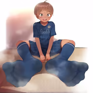 Page 214 of 2023-10-22-練習後の蒸れた足裏を見せてくれるスポーツくん♂ - preview thumbnail