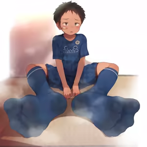 Page 381 of 2023-10-22-練習後の蒸れた足裏を見せてくれるスポーツくん♂ - preview thumbnail