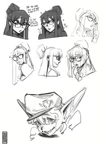 Page 16 of Random Sketches and WIPs - preview thumbnail