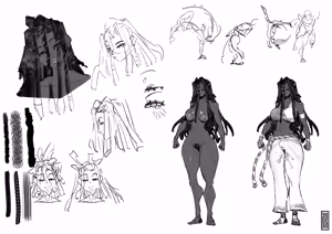 Page 40 of Random Sketches and WIPs - preview thumbnail