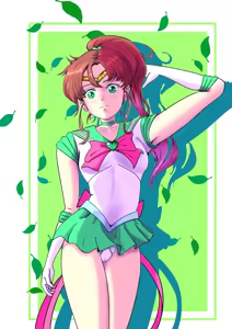 Page 145 of sailor moon art compilation - preview thumbnail