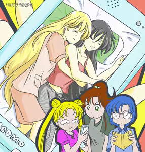 Page 58 of sailor moon art compilation - preview thumbnail