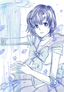 Page 67 of sailor moon art compilation - preview thumbnail