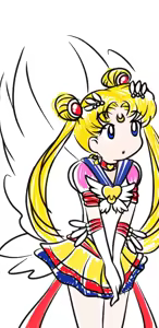 Page 243 of Sailor moon art compilation - preview thumbnail