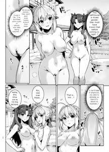 Page 9 of Saber-san Yarimoku Nanpamachi Onsen Hen | Saber wants to hook up at the Hot Springs - preview thumbnail