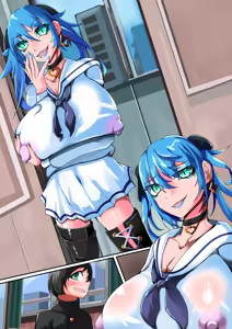 Page 3 of Futanari reindeer transformation! Absolute obedience to the child with Santa makeup - preview thumbnail