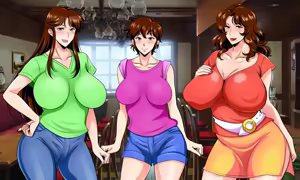 Page 199 of Boku no Dekachin de Ikimakutta Akogare no Bijin Sanshimai | These Three Beautiful Sisters Who Came Came Endlessly on My Huge Cock - preview thumbnail