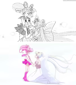 Page 641 of Sailor moon art compilation - preview thumbnail