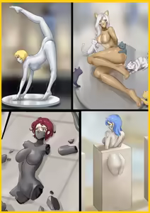 Beautiful Living Sculpture Exhibition — hentai manga cover on Fhentai