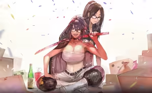 Page 297 of Kuromaru works (uncensored) - preview thumbnail