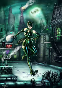 Catwoman Death and Destruction 2 - hentai manga cover image